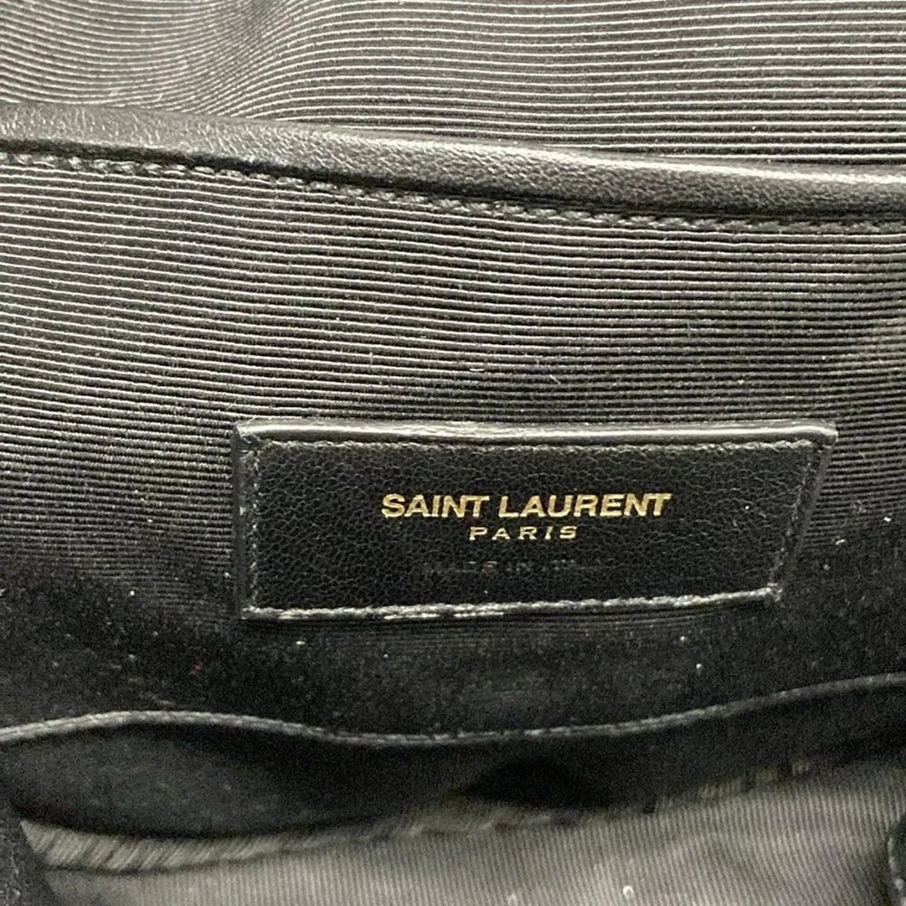 SAINT LAURENT PARIS 357401 Red Leather Shoulder Bag - Picture 8 of 15